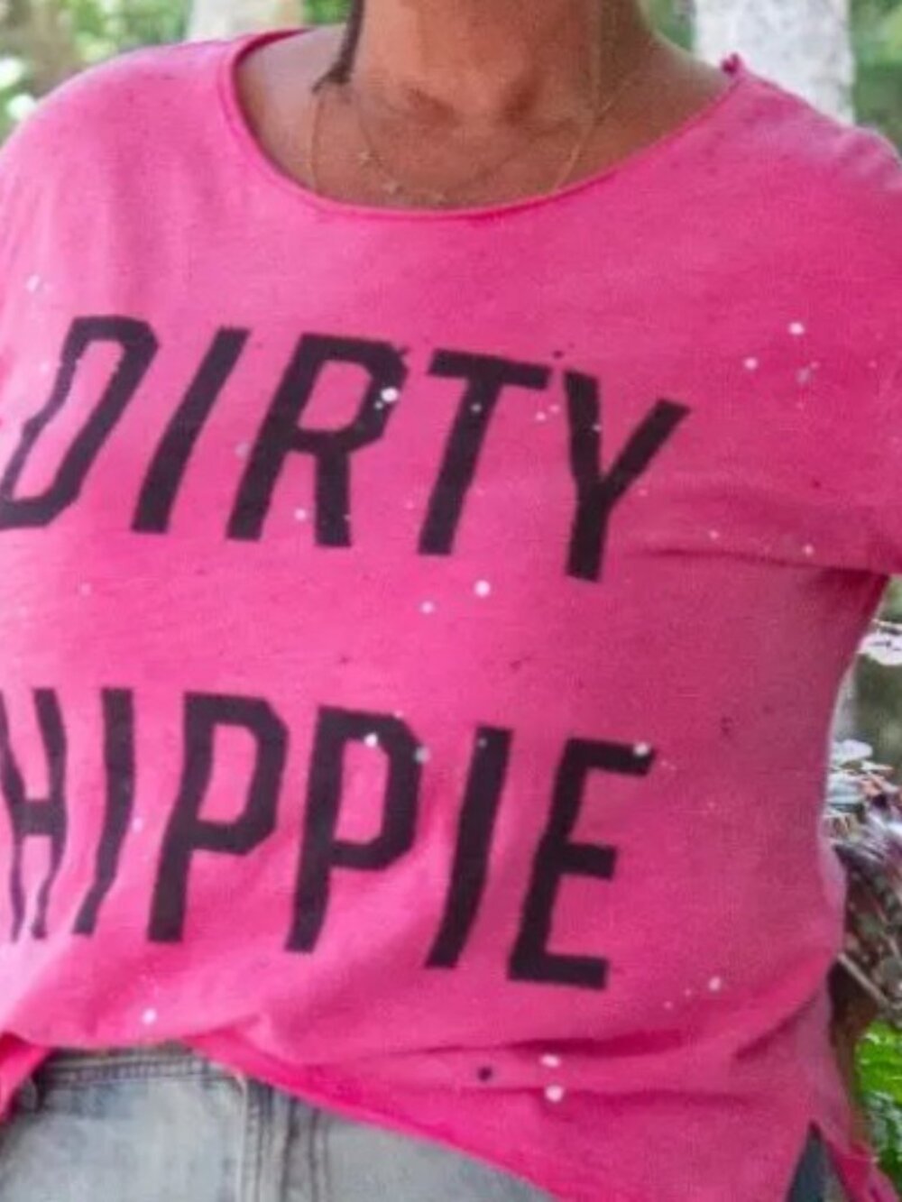 Dirty Hippie Tee - Dragon Fruit - Picture 2 of 3